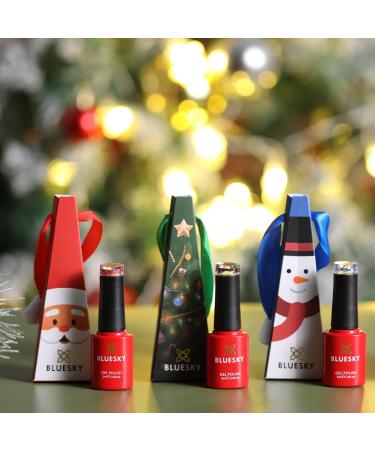 Bluesky Christmas Exclusive Gel Nail Polish Bauble 5ml Tree's Got Twinkle Green Glitter Soak-Off Gel Polish for 21 Day Manicure Professional Salon & Home Use Requires Curing Under UV/LED Lamp - Buy Online on GoSupps.com