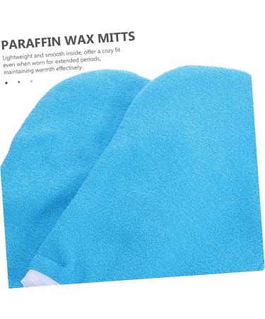 1paire Cire De Paraffine Pour Soins Des Mains Mitaines R utilisables Pour Spa Chaud Confortables Et Ajustables Exp rience De Soin Professionnelle 25.50X15.00X1.00CM Bleu - Buy Online on GoSupps.com