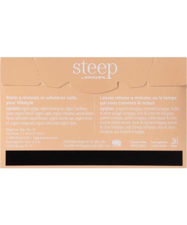 steep by Bigelow Organic Lemon Ginger Herbal Tea Bags 20 Count Box (Pack of 6) Caffeine Free Herbal Tea 120 Tea Bags Total Ginger Lemon - Buy Online on GoSupps.com