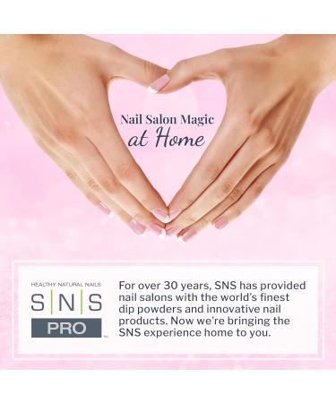 SNS Nail Dip Powder Kit - DIY Starter Bundle (Pink & White) | Foundation Powder Activator Top Coat & More for Perfect Nails - Buy Online on GoSupps.com