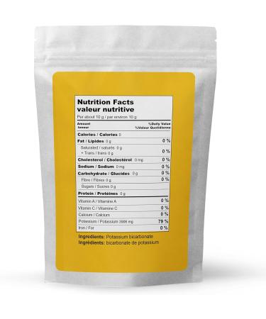 Potassium Bicarbonate (8oz) | Packed in Canada| Leavening Agent Acid Reduction Powder| Used for Winemaking Baking and Plants| by Elo s Premium - Buy Online on GoSupps.com