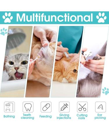 Jantabo 2 Pcs Cat Shower Net Bag Multifunctional Mesh Cat Grooming Bag Cat Restraint Bag for Bathing Ears Clean Nail Trimming Pet Examination Anti-bite and Anti-scratch Keep Pet Calm - Buy Online on GoSupps.com