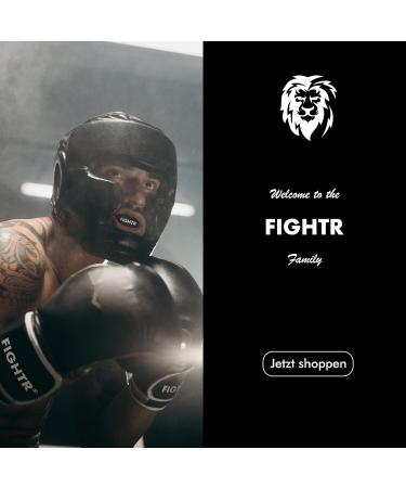 Fightr Premium Mundsprung - Breathable & Adaptable Sport Tooth Protection for Boxing MMA Muay Thai Hockey & Martial Arts | Includes Hygiene Box | All Black Set - Buy Online on GoSupps.com