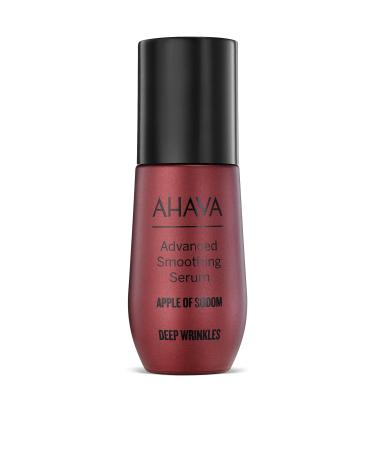 AHAVA Apple of Sodom Advanced Smoothing Serum - Clinically proven anti-aging serum to combat deep wrinkles & soften skin features restore volume with Osmoter Shea & ATPeptide 1 Fl.Oz