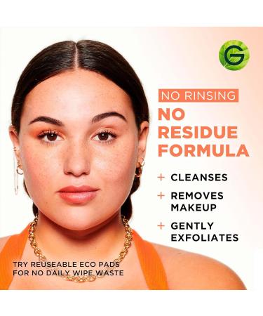 Garnier Gentle Peeling Micellar Water and Face Cleanser with 1% PHA and Glycolic Acid Face Exfoliant Facial Cleanser and Makeup Remover 400ml - Buy Online on GoSupps.com