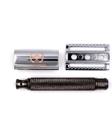 Roman Empire Shaving Razor Hobel Caesar Redguss - Elegant Safety Razor Set for Men & Women with 20 Premium Razor Blades | Perfect for a Luxurious Wet Shave - Buy Online on GoSupps.com