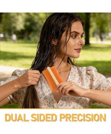 Mikinona 4 Pi ces Lot de 4 Peignes Double Face Antipelliculaires en Bambou Naturel Peignes D m lants pour Animaux pour Cuir Chevelu Sensible et limination des Pellicules Format Poche - Buy Online on GoSupps.com