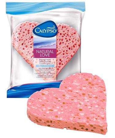 Calypso Natural Love Bath Sponge - Eco-Friendly Soft Bath Essentials for a Luxurious Spa Experience - Buy Online on GoSupps.com