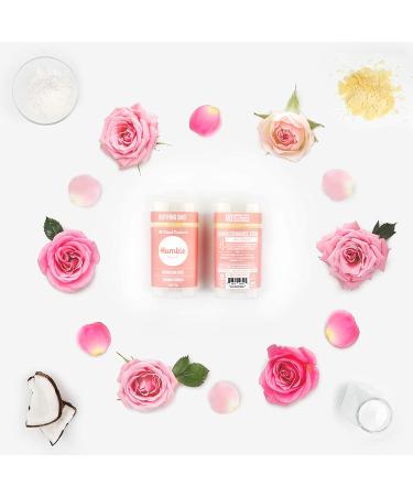 Humble Brands All Natural Deodorant - Moroccan Rose Full & Travel Size - Buy Online on GoSupps.com