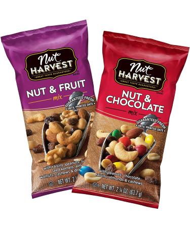 Nut Harvest Trail Mix Variety Pack, 2.25 Ounce (Pack of 16)