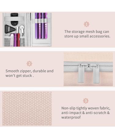 Yinke Stethoscope Case for Littmann Classic III/Lightweight II S.E./Cardiology IV - Nurse Gift Organizer Travel Carry Bag (Golden Pink) - Buy Online on GoSupps.com