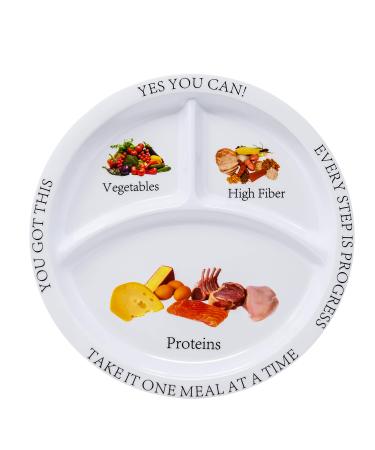 Bariatric Portion Control Plate (2 Pack)