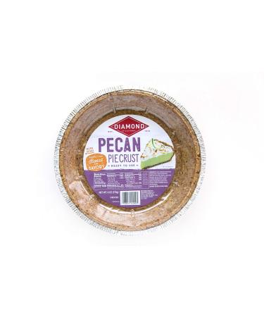 Diamond of California Pie Crust, Pecan, 6 oz (Pack of 12)