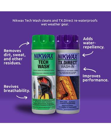 Nikwax Hardshell Cleaner & Waterproofing Duo-Pack 300ml | Eco-Friendly Solution - Buy Online on GoSupps.com