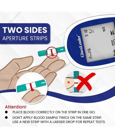 100 GlucoLeader Enhance Test Strips and Lancets Set - Made in Taiwan - Blue 100 Strips & 100 Lancets - Buy Online on GoSupps.com