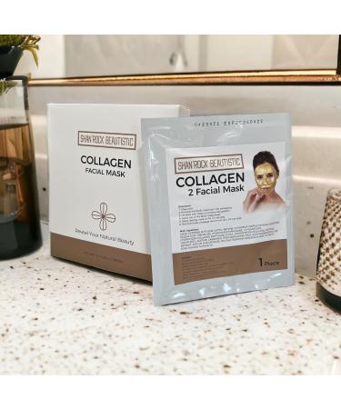 SHAN ROCK BEAUTISTIC 2pc Luxury Collagen Facial Mask Anti-Wrinkle & Hydrating Anti-Aging Formula for Radiant Skin | International Shipping Available - Buy Online on GoSupps.com