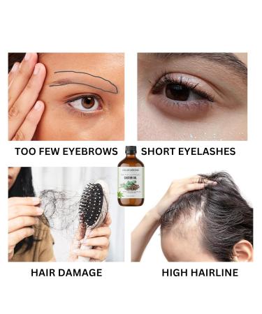 Colorgreens Rich & Pure Castor Oil 16oz - Deep Moisturizing Body Face & Hair Oil for All Hair Types | Enhance Your Beauty Routine - Buy Online on GoSupps.com