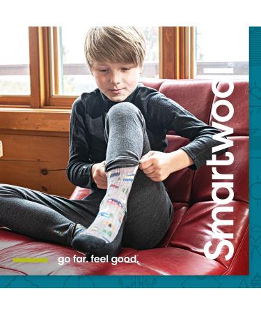 Smartwool Unisex Youth Wintersport Full Cushion Polar Bear OTC Socks - Kids Winter Socks in Purple Eclipse - Buy Online on GoSupps.com