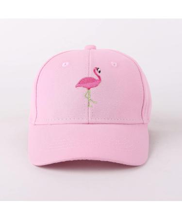 LANGZHEN Kids Cotton Baseball Cap Hat - Adjustable Sun Hat for Girls Boys - S Pink Flamingos - Buy Online on GoSupps.com