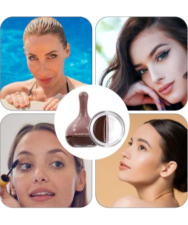  Jingmiger Eyebrow Mascara - 2-in-1 Tinted Waterproof Long-Lasting | Natural Eyebrow Gel - For Women Beginners Evening Travel Party Work Wedding - Buy Online on GoSupps.com