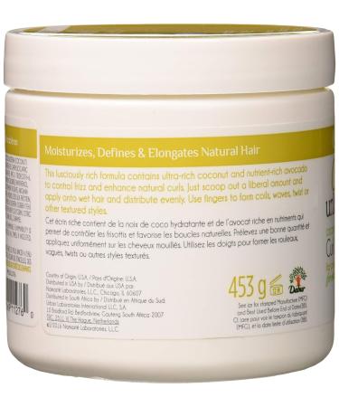 Curls Unleashed Coconut & Avocado Curl Smoothie 16oz - Nourishing Hair Treatment - Buy Online on GoSupps.com
