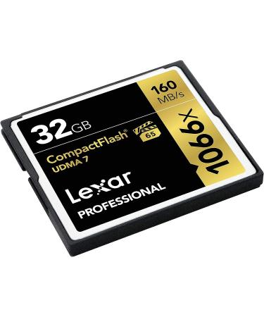 Lexar Professional 1066x 32GB (2-Pack) CompactFlash Card - Up to 160MB/s Read Speed - Ideal for Professional Photographers, Videographers, and Enthusiasts - Buy Online on GoSupps.com