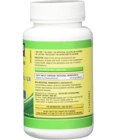 Kirkland Signature Vitamin D3 1000 IU 360 Tablets - 360 Count Pack - Buy Online on GoSupps.com