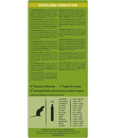 Vitastras Kr cker for Rats - Spelled & Apple Treats with Vitamins & Minerals (2-Pack) - Buy Online on GoSupps.com