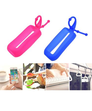 Kare & Kind 7x Silicone Hand Sanitizer Cases - Soft Holders for 50 ML Bottles - With Adjustable Loops for Backpacks and Keychains - Travel & Home Use - Buy Online on GoSupps.com