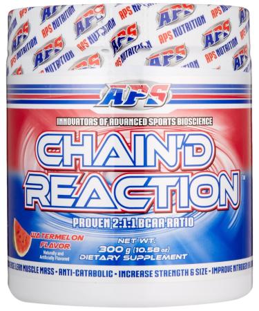 Chain'd Reaction - The Ultimate BCAA Amino Acid Recovery Aid for Muscle Growth Watermelon 300 Gram