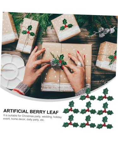GRIRIW 100pcs Wrapping Hair Bows Dreses Vase Sew on Badge Sew on Applique Patches Red Berries Berry Green Size 2 - Buy Online on GoSupps.com