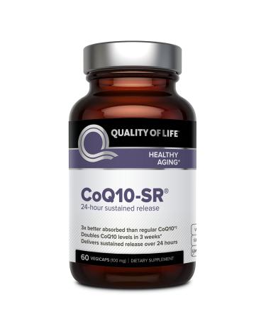 Quality of Life Labs CoQ10-SR 100 mg 60 Vegicaps