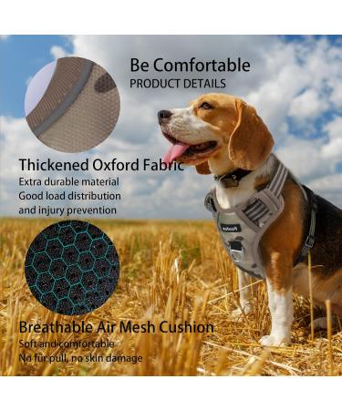 Buy Funfox No Pull Dog Harness for Large Dogs - Adjustable & Breathable XL Camouflage Green - Ideal for Training & Comfort - Buy Online on GoSupps.com