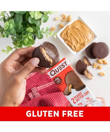 Quest Nutrition High Protein Low Carb Peanut Butter Cups - 12 Pack | Healthy Snacks - Buy Online on GoSupps.com