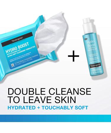 Neutrogena Hydro Boost Hydrating Facial Cleansing Gel - Pack of 3 | Hyaluronic Acid Face Wash | Gentle & Non Comedogenic - Buy Online on GoSupps.com