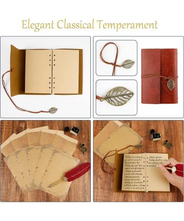 Victse Vintage Calligraphy Pencils & Retro Seal Dip Pen Set - 8 Replacement Tips & 5 Red Envelopes for Perfect Writing - Buy Online on GoSupps.com