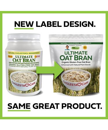 Andrew Lessman Ultimate Oat Bran 30 Servings - Premium Organic  Gluten-Free Oat Bran  Heart-Healthy Fiber and Non-GMO Sourced Phytosterols. Promotes Healthy Cholesterol Levels. No Additives - Buy Online on GoSupps.com
