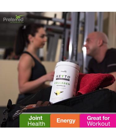 Keto Collagen Protein Powder with MCT Oil Keto and Paleo Friendly Grass Fed and Pasture Raised Hydrolyzed Collagen Peptides Fits Low Carb Diet and Keto Snacks KEYTO Vanilla Flavor - Buy Online on GoSupps.com
