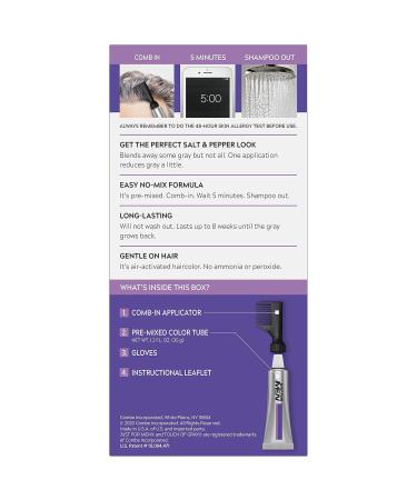 Buy Touch of Gray Men's Hair Color Light Brown (Pack of 6) - International Shipping Available - Buy Online on GoSupps.com