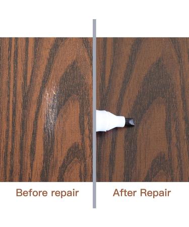 Furniture Markers Touch Up - Set of 17 - Furniture Scratch Repair Markers Kit  Wood Touch Up Markers and Wax Sticks with Sharpener  for Scratches  Stains  Floors  Laminate  Cabinet 8 + 8 Colors - Buy Online on GoSupps.com
