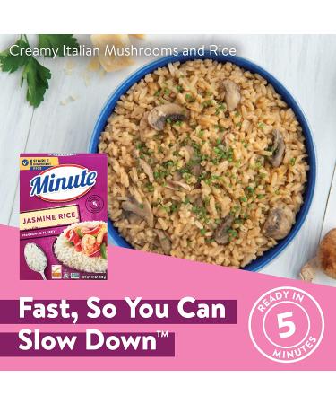 Minute Jasmine Rice - Instant 12-Ounce Box for Quick Dinner Meals - Buy Online on GoSupps.com