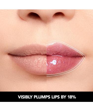 Buxom Plump Shot Collagen-Infused Lip Serum in Spellbound Pink Multichrome + Plump Shot Collagen Peptides Plumping Cream Blush Cream-to-Powder Blush in shade Tickled Pink - Buy Online on GoSupps.com