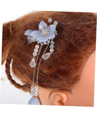 Healeved 1 Pair Antique Pair Clip Flower Barrettes Vintage Hair Clips Hairpins Flower Hair Barrettes Hair Accessories for Women Retro Hair Clips Hanfu Hair Accessories Tassel Hairpins - Buy Online on GoSupps.com