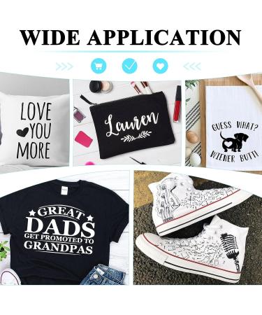 HTV Vinyl Rolls - Black & White Heat Transfer Vinyl - 12x20ft - Easy Cut & Weed for Shirts - Iron on Vinyl for Cricut & Cameo - 12x20ft Per Roll - Buy Online on GoSupps.com