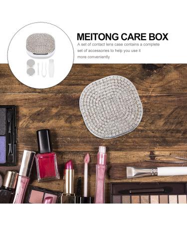 Buy Healifty Portable Contact Lens Travel Set - Strassstein Holder Mirror Tweezers & Solution Bottle - International Shipping Available - Buy Online on GoSupps.com