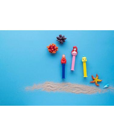 PEZ License The Little Mermaid Twin Pack - 2 dispensers + 4 refills of sweets with fruit flavors - Buy Online on GoSupps.com