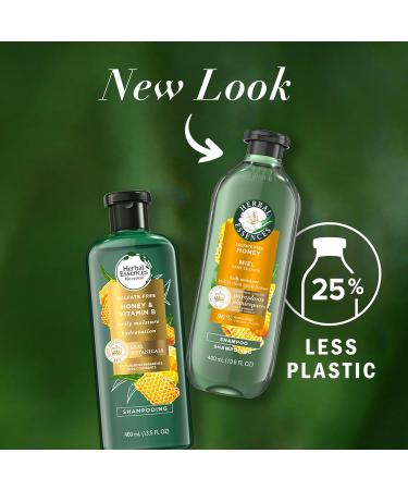 Herbal Essences Pure Plants Honey Daily Moisture Sulfate Free Shampoo Nourishes Dry Hair with Certified Camellia Oil and Aloe Vera For All Hair Types Especially Dry Hair 400 mL Shampoo 400 ml (Pack of 1) - Buy Online on GoSupps.com
