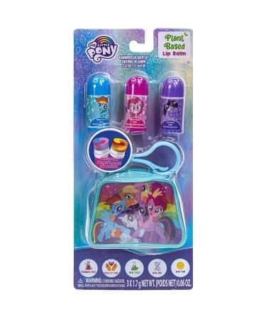 Townley Girl My Little Pony Flavoured Vegan Lip Balm Set for Kids - 3 Piece Makeup Set for Parties and Sleepovers - Buy Online on GoSupps.com