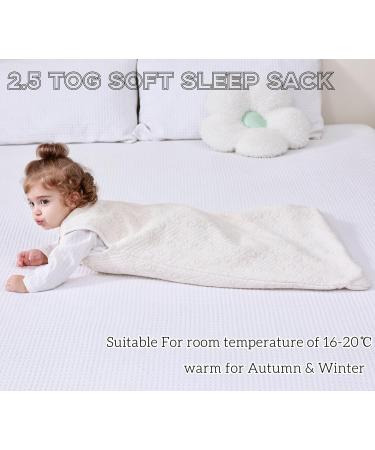 Chilsuessy Baby Sleeping Bag 2.5 Tog | 100% Cotton Nursery Bedding | Khaki Giraffe Design | 110cm/3-4 Years - Buy Online on GoSupps.com
