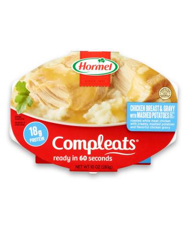 Hormel Compleats Chicken Breast with Rib Meat and Mashed Potatoes with Gravy (Pack of 6)